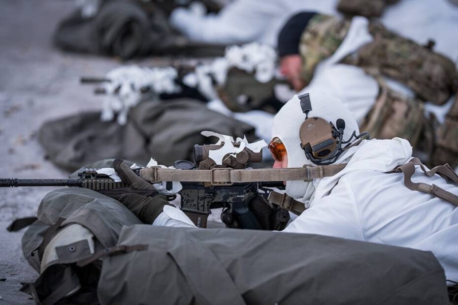 Los soldados daneses del Regimiento de Ingenieros y del Regimiento de Dragones de Jutlandia se encuentran en Nuuk y Kangerlussuaq. Foto: Oliver Satori / Fuerzas Armadas Danesas (Forsvaret)