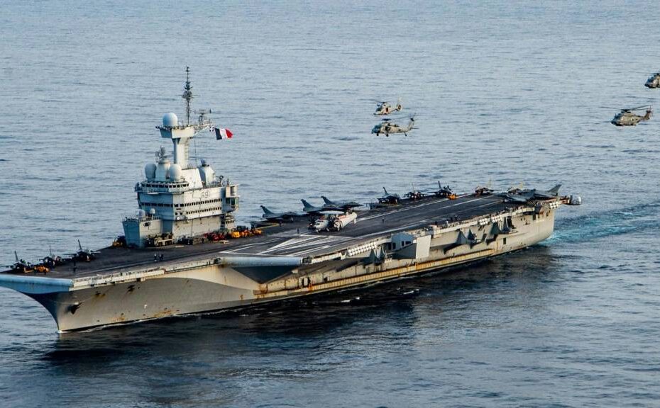 El portaaviones francés Charles de Gaulle. imagen: Fuerzas Armadas de Suecia (Försvarsmakten)