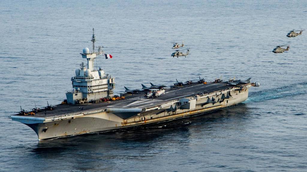 El portaaviones francés Charles de Gaulle. imagen: Fuerzas Armadas de Suecia (Försvarsmakten)