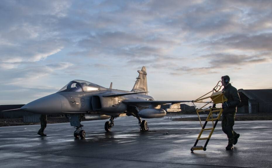 Suecia será responsable de la preparación ante incidentes La policía aérea de la OTAN estará presente por primera vez en Islandia ©Fuerzas Armadas de Suecia