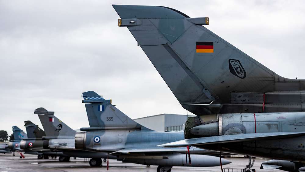 Los socios franceses dieron la bienvenida en su base de Mont-de-Marsan no solo a alemanes, sino también a griegos y tripulaciones de Catar. ©Bundeswehr/Francis Hildemann