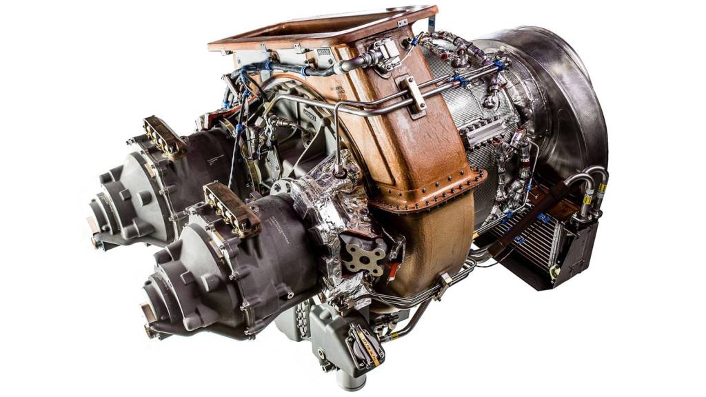 El APS5000 de Pratt & Whitney Canada es la primera unidad de potencia auxiliar (APU) totalmente eléctrica del sector. ©RTX