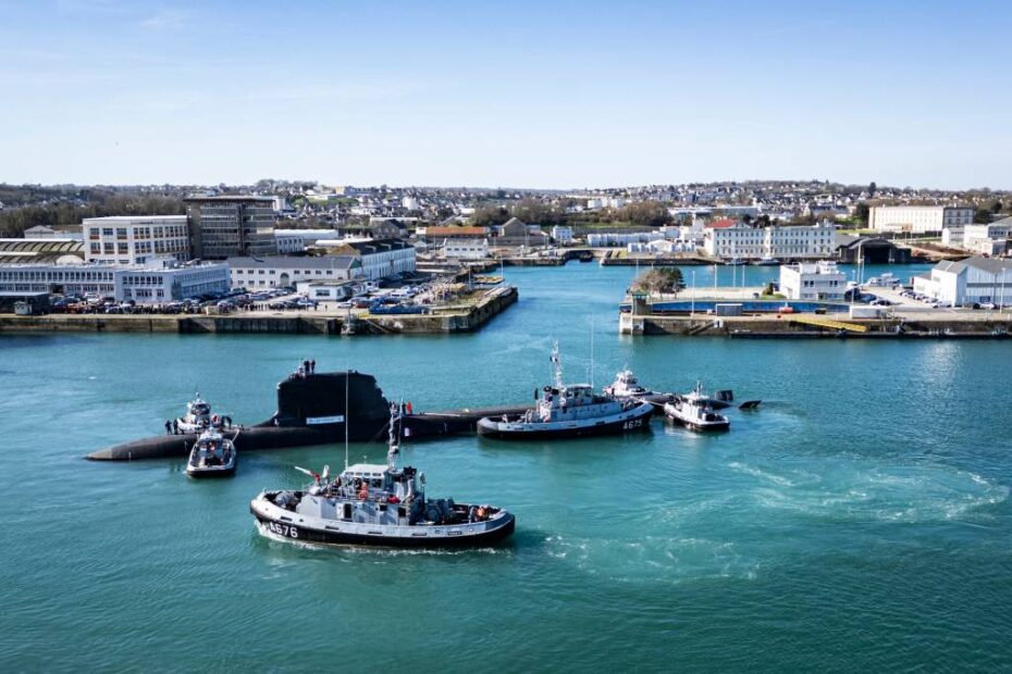 Comienzan las pruebas en el mar del submarino de ataque nuclear De Grasse ©Marine nationale