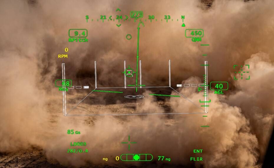 LVL en un entorno extremadamente polvoriento ©Elbit Systems