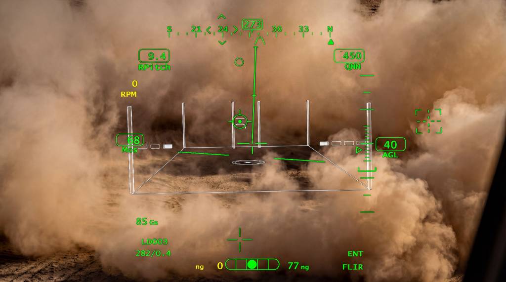 LVL en un entorno extremadamente polvoriento ©Elbit Systems