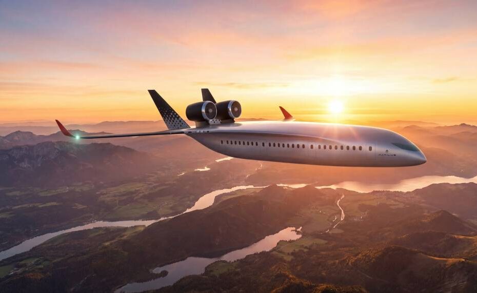 HORIZON EVO evoluciona de un avión de un solo piso a uno de dos pisos, lo que ofrece más espacio y seguridad para los pasajeros, además de una interoperabilidad perfecta en tierra. ©Natilus