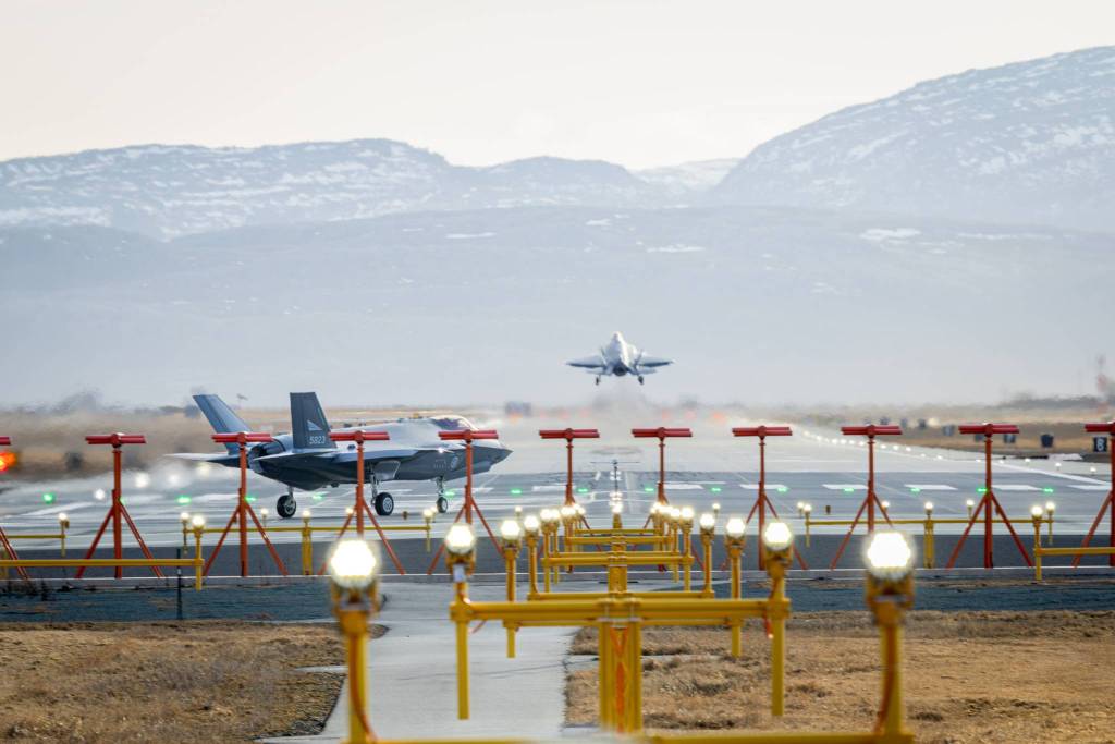 Diversas Fuerzas Aéreas participan en el ejercicio. F-35 noruegos despegan de la Base Aérea de Ørland. Foto: Ole Andreas Vekve ©Fuerzas Armadas de Noruega (Forsvaret)