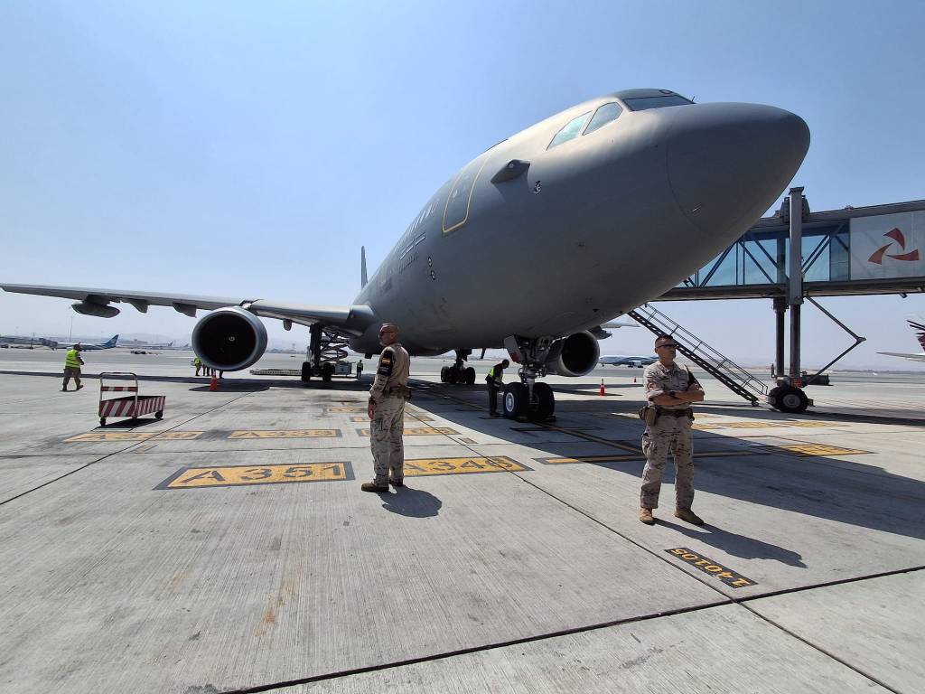 Despegue avión con destino a la Base aérea de Torrejón-05 ©Ministerio de Defensa de España