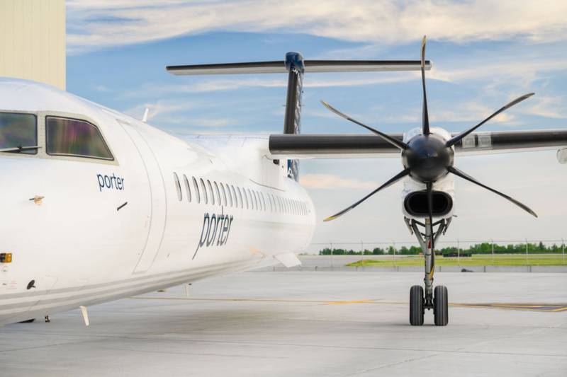 Dash- 8 Image: Porter Airlines