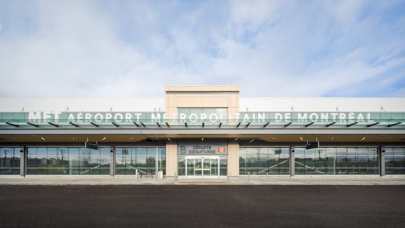 Porter Airlines será la primera aerolínea en operar en el nuevo Aeropuerto Metropolitano de Montreal (YHU). Imagen: Porter Airlines