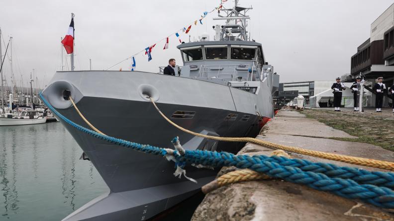 El patrullero costero (PC) Beuzeval, construido por SOCARENAM - © Marine nationale