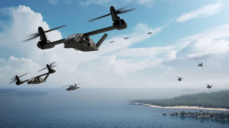 Collins Aerospace se une a Bell para suministrar la próxima generación de aeronaves del Ejército de los Estados Unidos. Imagen: RTX