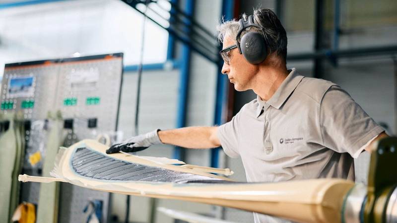 A través del consorcio PHEDRE, la planta de Collins Aerospace en Ratier-Figeac lidera la investigación y el desarrollo de métodos y herramientas de diseño avanzados para hélices de turbohélice de última generación, con el objetivo de reducir el ruido, el peso y el impacto aerodinámico. Imagen: RTX