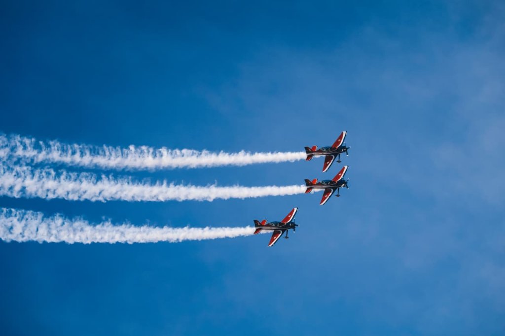 Escuadrilla de Alta Acrobacia “Halcones” ©Fuerza Aérea de Chile