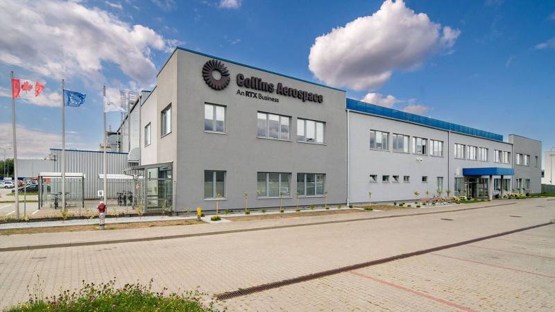 Collins Aerospace inaugura unas instalaciones ampliadas en Tajęcina (Polonia), lo que aumenta la capacidad de producción de sistemas de tren de aterrizaje para aviones comerciales y de defensa. Imagen: RTX