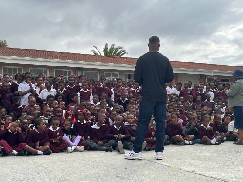 Sia Kolisi estableció la Fundación Kolisi para ayudar a eliminar las barreras que impiden que los jóvenes alcancen su máximo potencial ©Emirates
