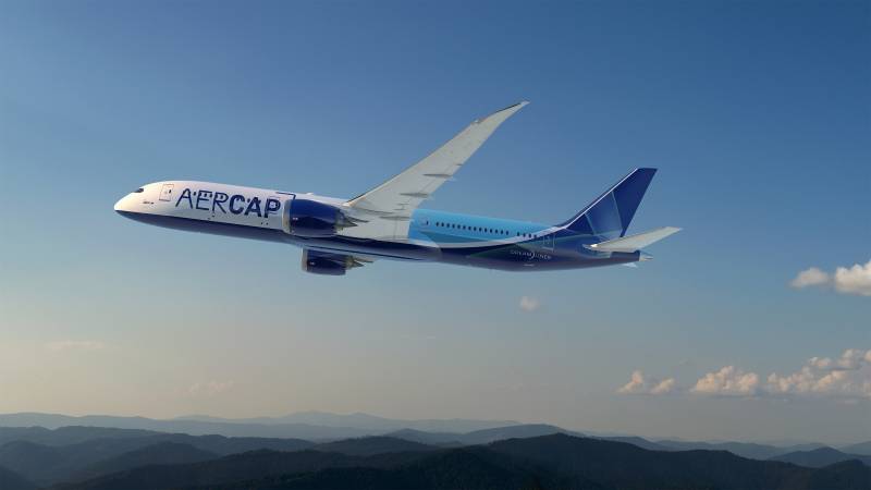 Boeing y AerCap anuncian hoy que el mayor cliente de aviones 787 Dreamliner del sector del arrendamiento ha realizado un nuevo pedido de 15 aviones 787-9. ©Boeing