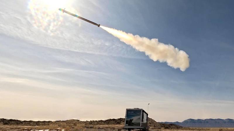 El nuevo interceptor de corto alcance de Raytheon supera con éxito una prueba. ©RTX
