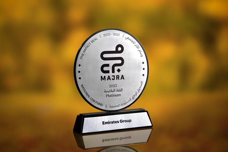 El Impact Seal – Nivel Platino es el reconocimiento federal más importante de los Emiratos Árabes Unidos para las organizaciones que han demostrado un desempeño sobresaliente y un impacto medible en sus prácticas ambientales, sociales y de gobernanza (ESG). ©Emirates