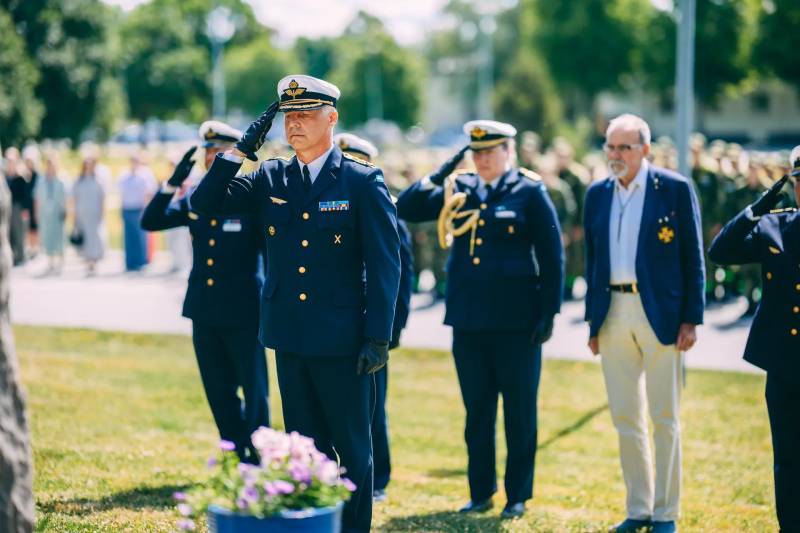El jefe de la Fuerza Aérea, Jonas Wikman. Foto: August Järpemo / Fuerzas Armadas de Suecia (Försvarsmakten)