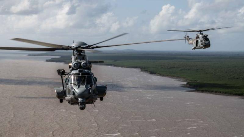 El Caracal reemplaza al legendario Puma y continúa con sus misiones sobre la Guayana Francesa. ©Armée de l’Air et de l'Espace