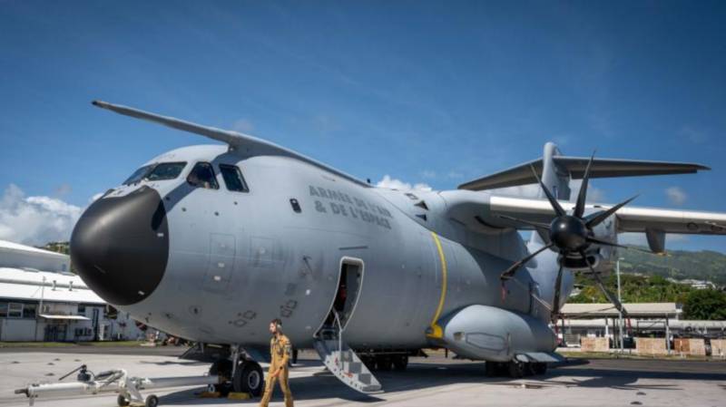 Un A400M del AAE realizó operaciones en la Polinesia Francesa del 1 al 8 de agosto de 2026. ©Armée de l’Air et de l'Espace