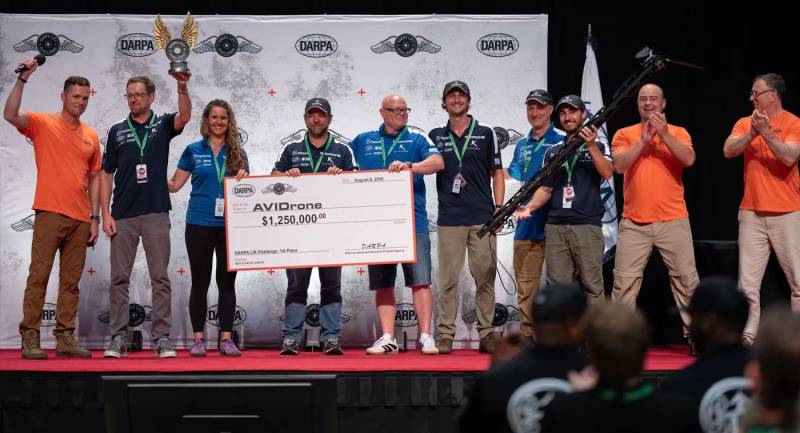 AVIDrone Inc., con sede en Columbia, Maryland, llevó los límites del diseño de helicópteros eléctricos a un nivel increíble de eficiencia, estableciendo un punto de referencia inicial en la competencia con una relación de 3,8:1. Fuente: DARPA | Paul Flacks