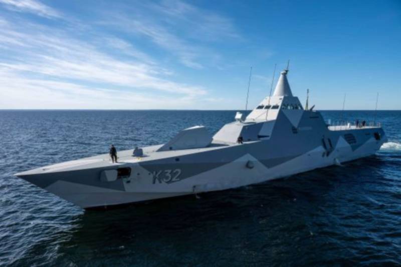 Corbeta de la Armada sueca HSwMS Helsingborg. Imagen: Fuerzas Armadas de Finlandia (Puolustusvoimat)