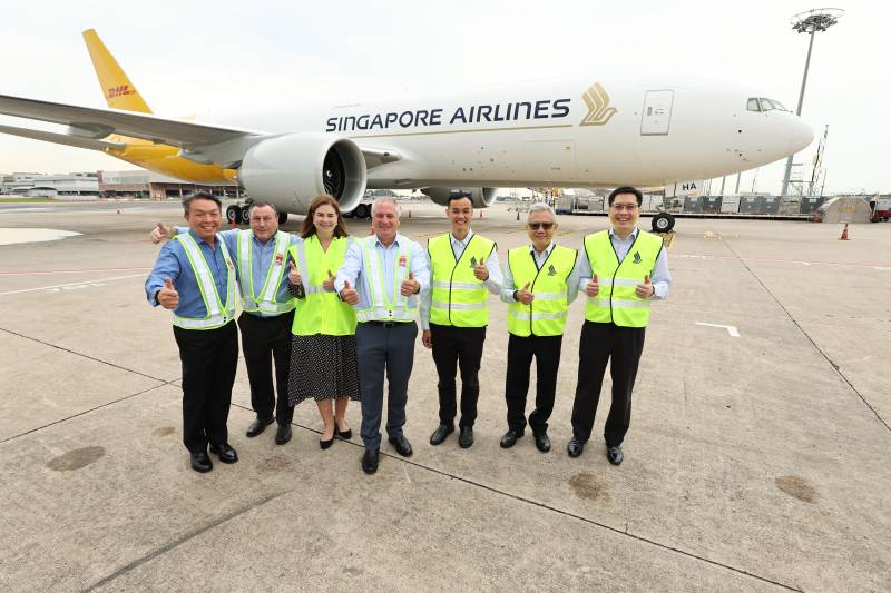 Imagen: DHL Express/Singapore Airlines