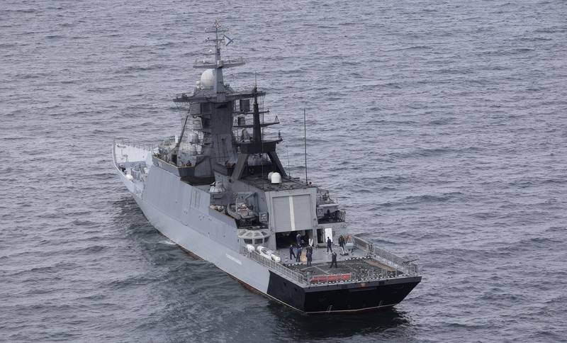La fragata rusa Soobrazitelny, 14 de septiembre de 2026. Foto: Fuerzas Armadas de Dinamarca (Forsvaret)