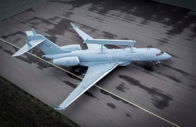 GlobalEye de Suecia ©Saab