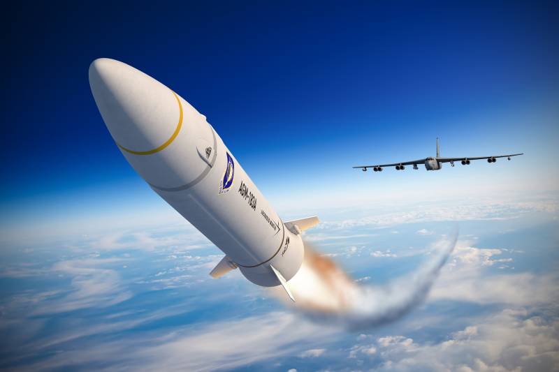 Representación del Arma de Respuesta Rápida Lanzada desde el Aire (ARRW | Air-Launched Rapid Response Weapon) fabricada por Lockheed Martin. Imagen: Lockheed Martin