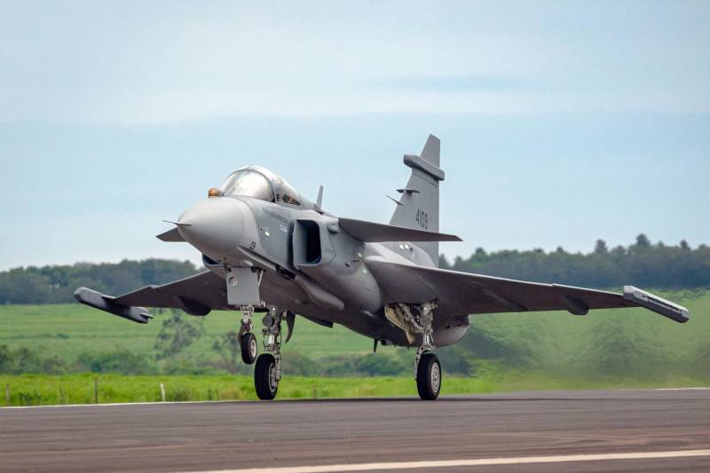 Primer Gripen E fabricado en Brasil ©Embraer